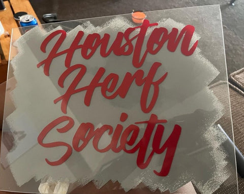 11x14 Acrylic Sign